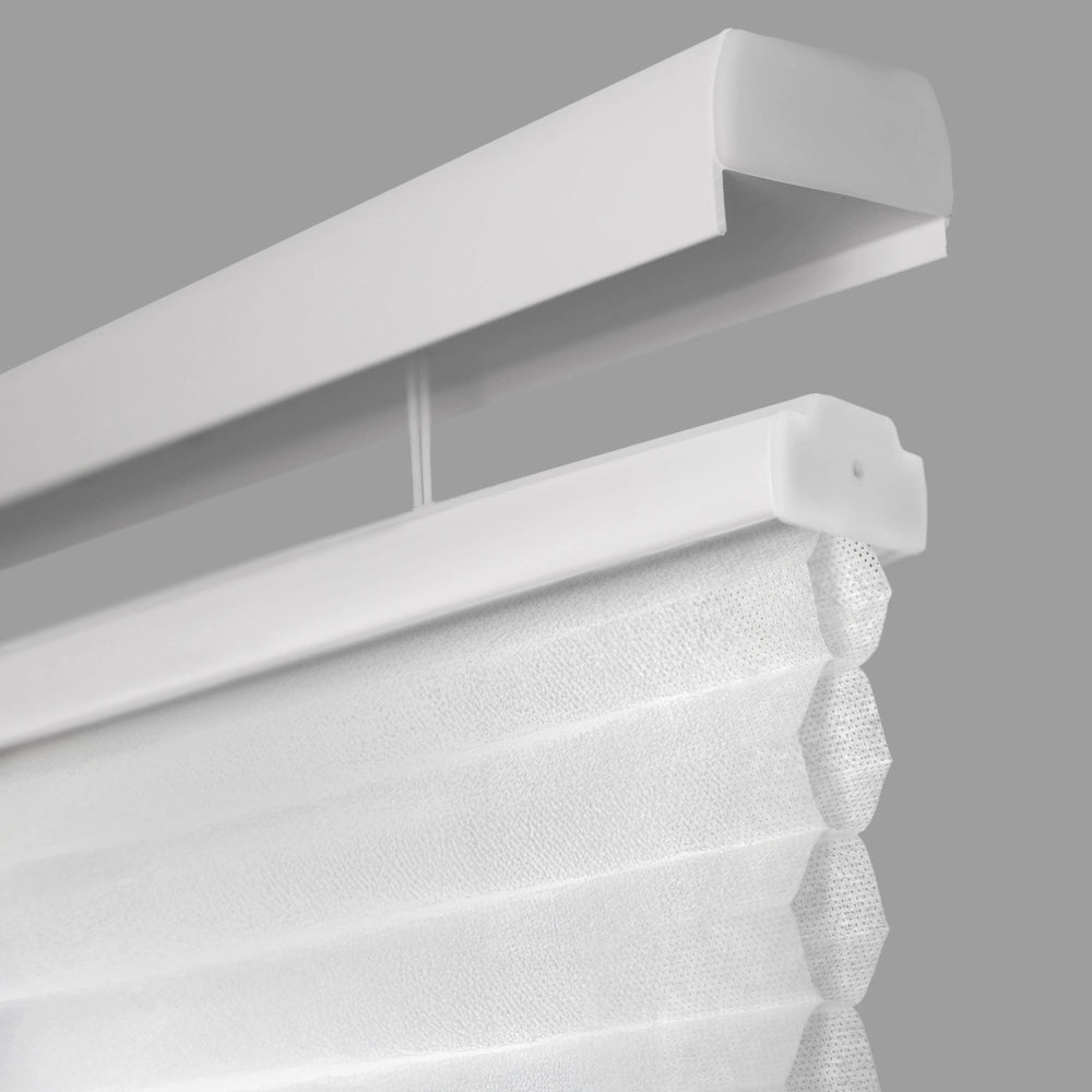 Regal Estate DrillMount Cordless 1.5 inch Light Filtering Top Down Bottom Up Cellular Shades For Windows, 64" Height