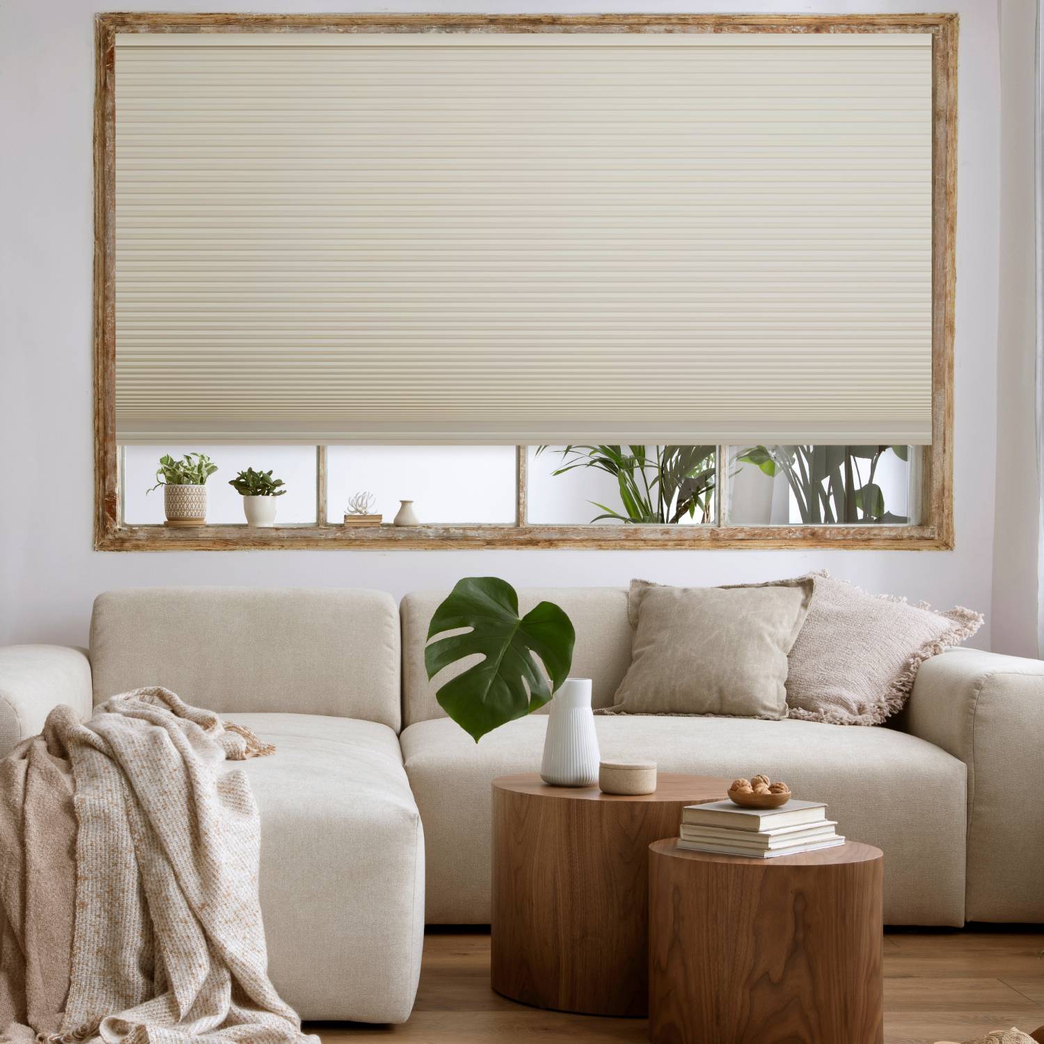Regal estate Cordless 1.5" Blackout Cellular Shades, 36" Height - Alabaster