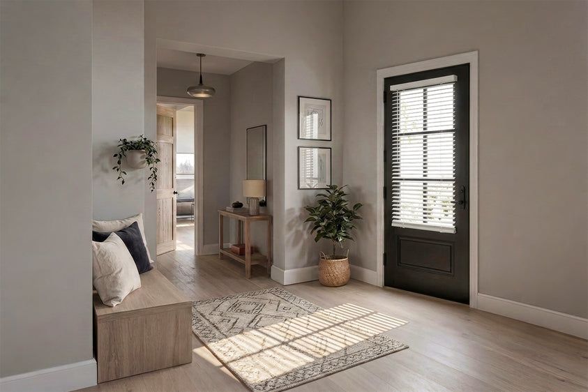 What Type of Blinds Are Best for Steel Doors?