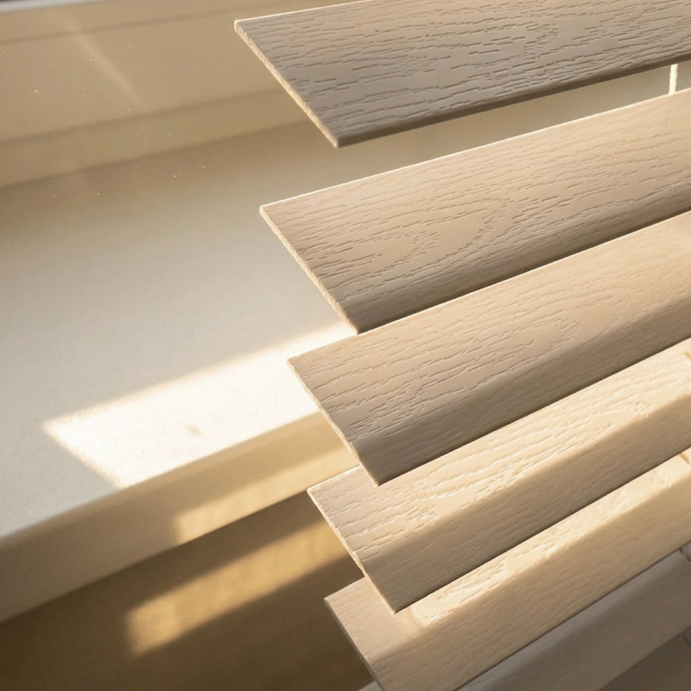 Regal Estate 2 inch Faux Wood Blinds For Windows, 60" Height, White