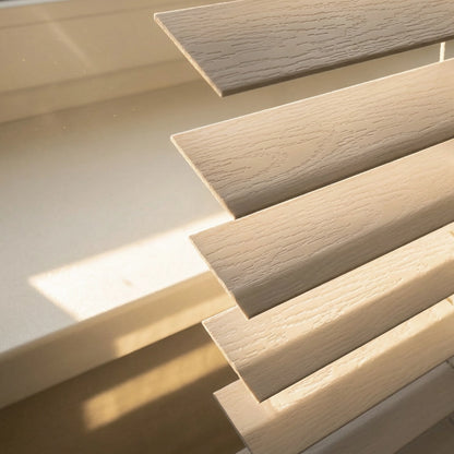 Regal Estate 2 inch Faux Wood Blinds For Windows, 60" Height, White