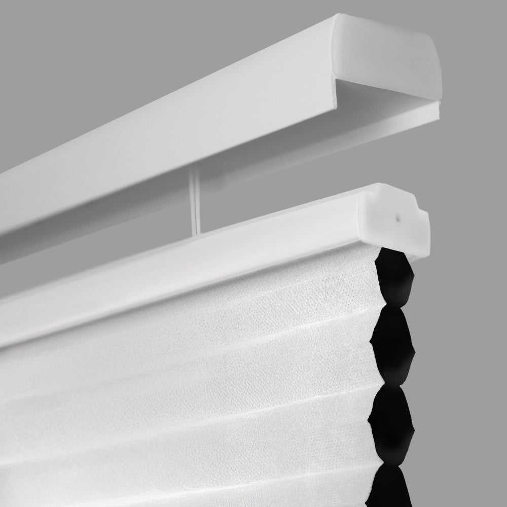 Regal Estate DrillMount Cordless 1.5 inch Blackout Top Down Bottom Up Cellular Shades For Windows, 64" Height