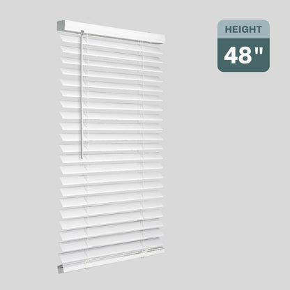 REGAL estate Cordless 2" Flat Slat Venetian Blinds for Indoor Windows, 48" Height