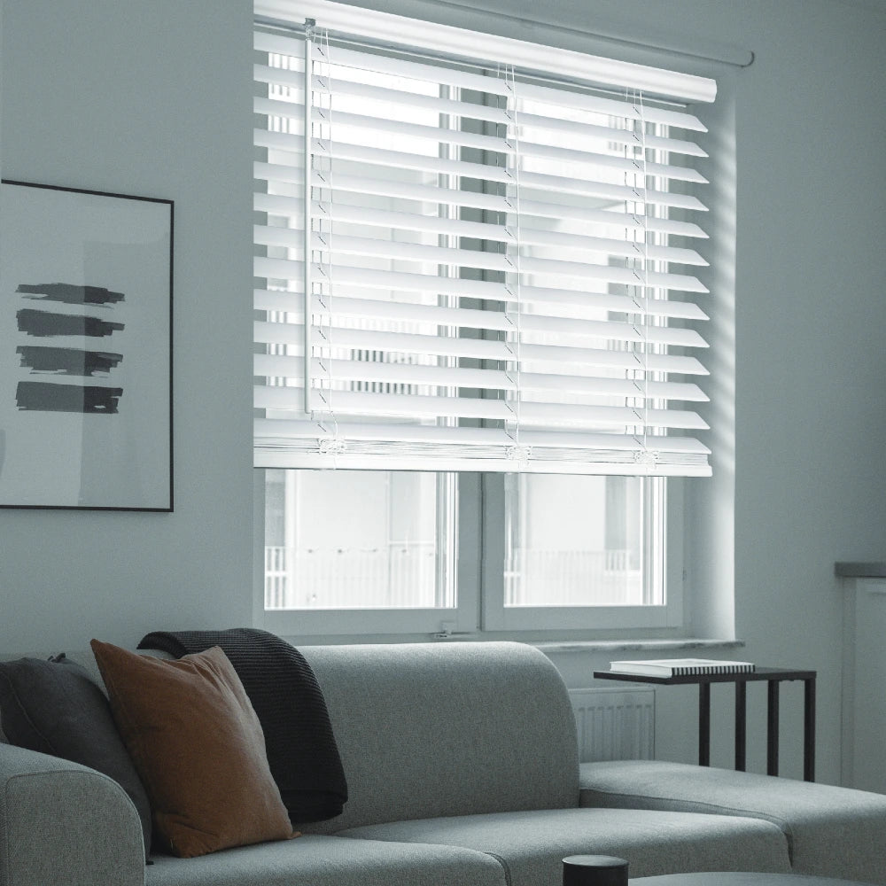 REGAL estate Cordless 2" Flat Slat Venetian Blinds for Indoor Windows, 60" Height