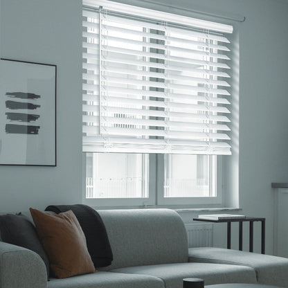 REGAL estate Cordless 2" Flat Slat Venetian Blinds for Indoor Windows, 60" Height