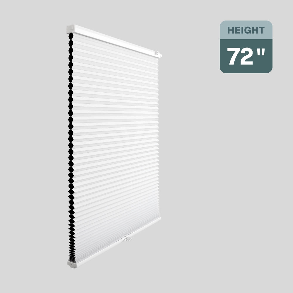 No Drill Blackout Cellular Shade 72inch
